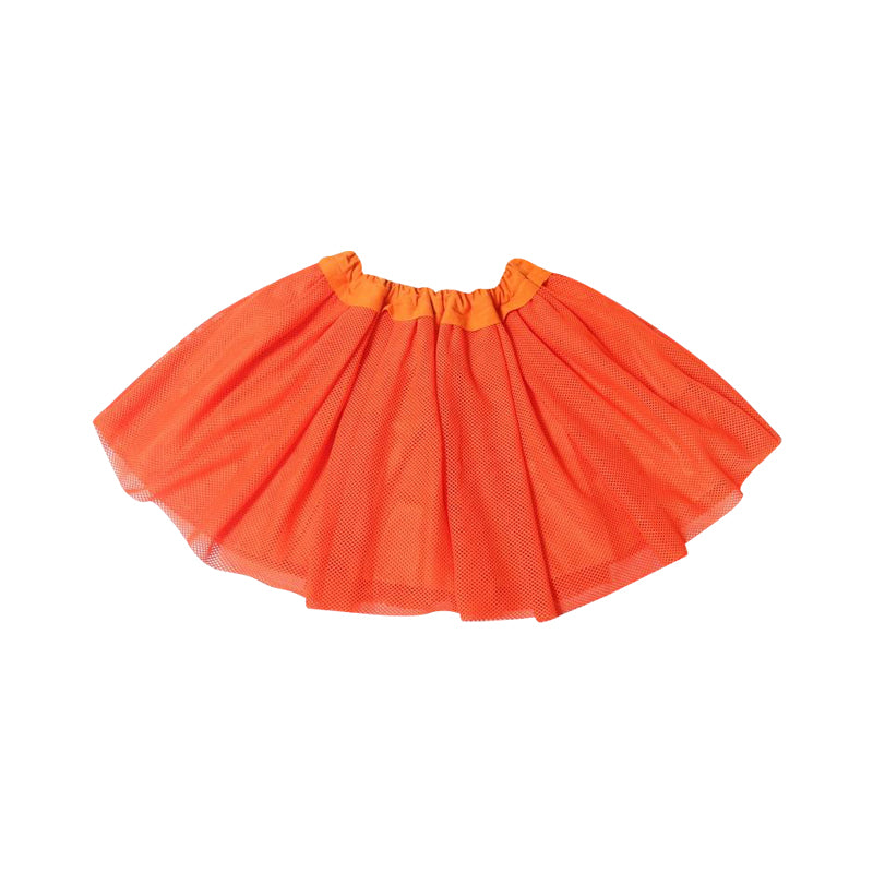 Mesh Overlay Twirl Skirt