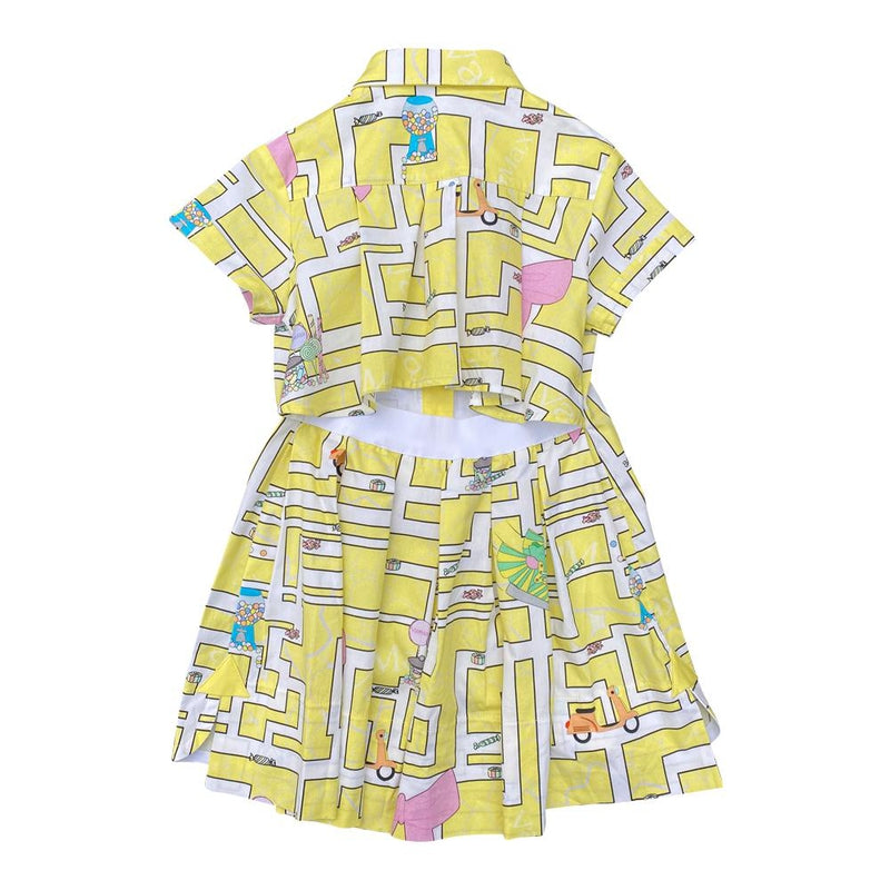 Yellow Maze Dress