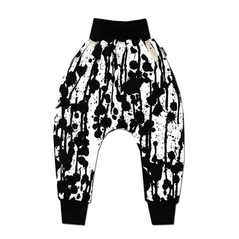 Splatter 3/4 Length Harem Pant