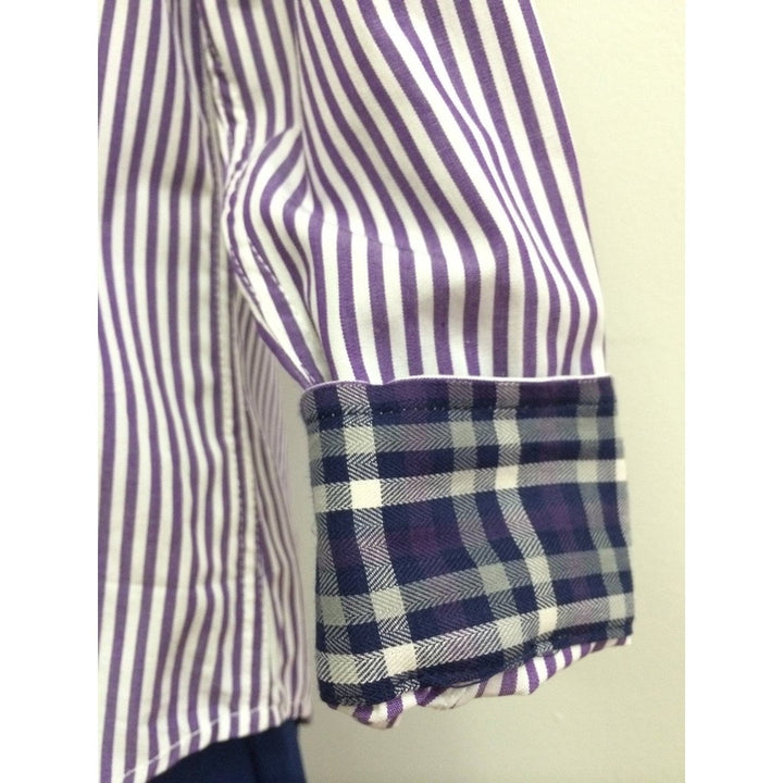 Purple Pin Stripped Shirt