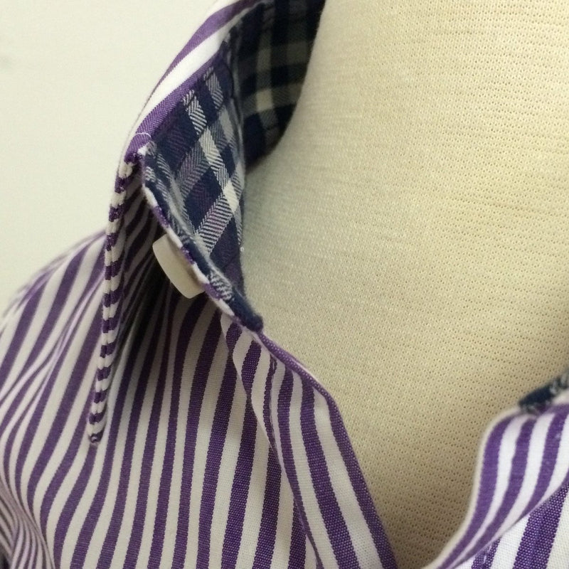 Purple Pin Stripped Shirt