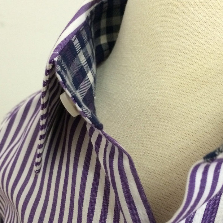 Purple Pin Stripped Shirt
