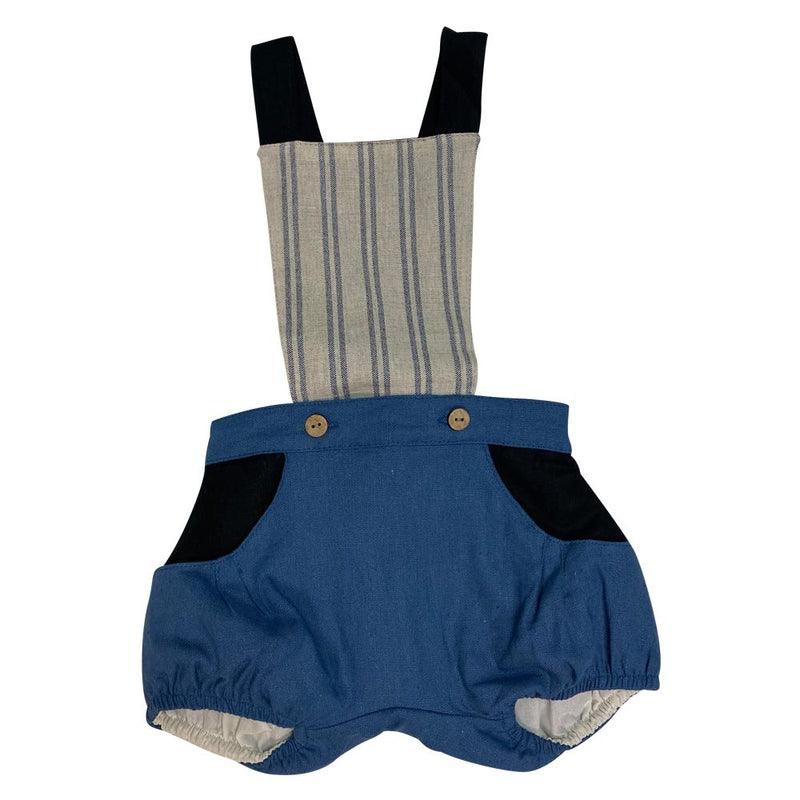 Dungarees With Removable & Reversible Bib