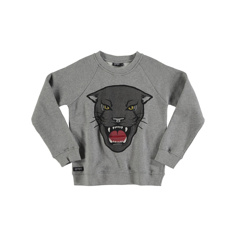 Grey Panther Pocket Sweatshirt