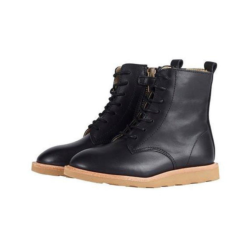 Rodney Black Leather Boot