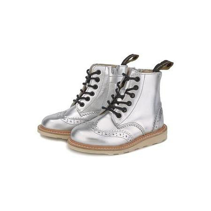 Sidney Leather Silver Boot