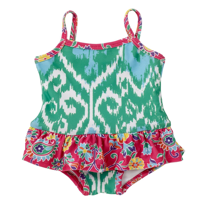 Ananya Ruffled Floral One Piece Swimsuit