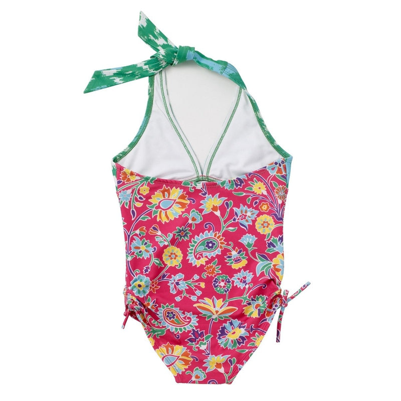 Floral Pink Ananya Halter Swimsuit