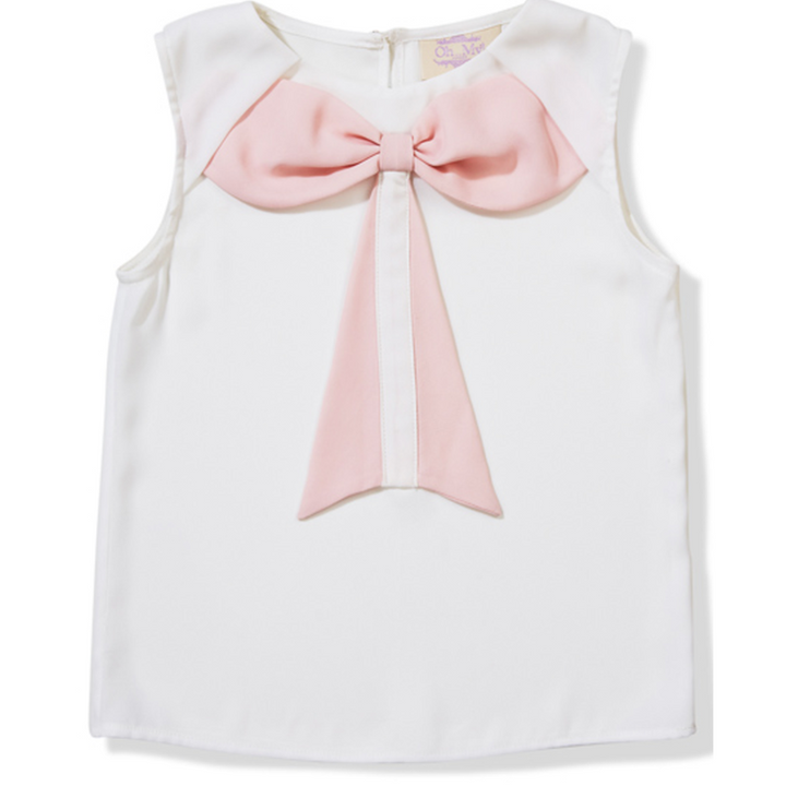 Pink Bow Blouse