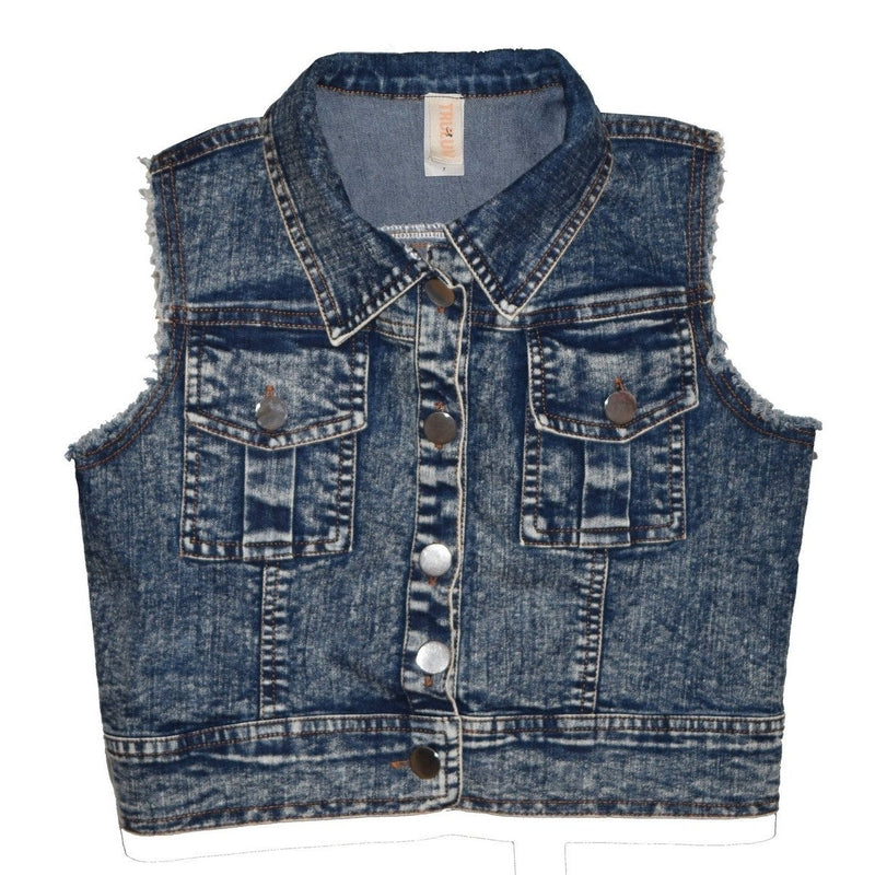 Good Vibes Denim Vest