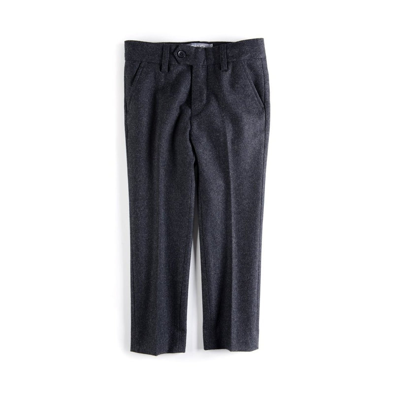 Charcoal Tailored Wool Pant