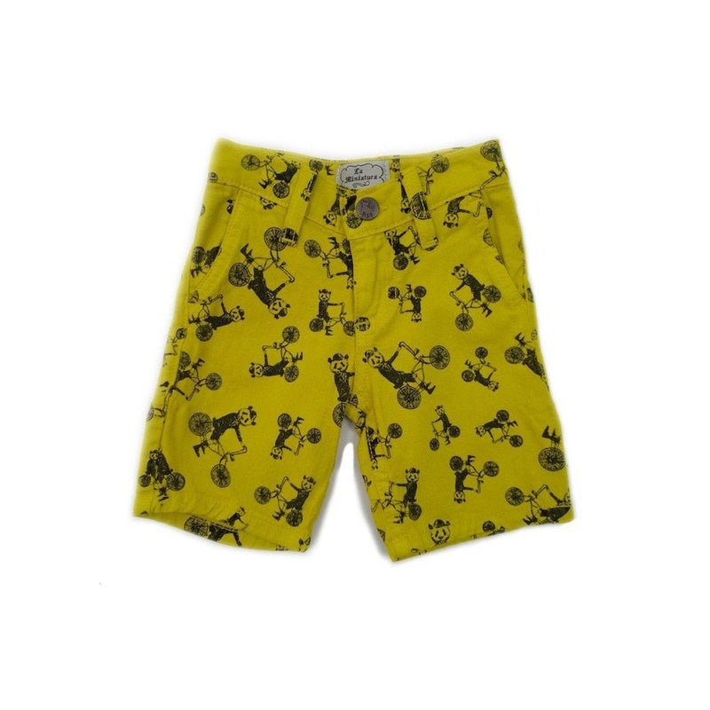 Yellow Panda Shorts