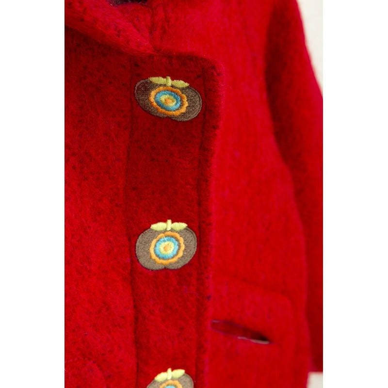 Secret Forest Red Woven Coat