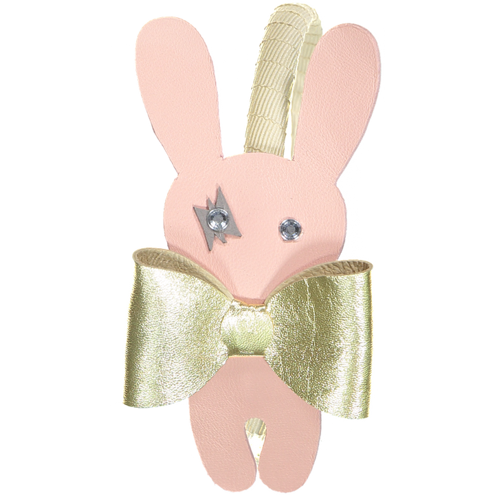 Pink Leather Stardust Bunny Headband
