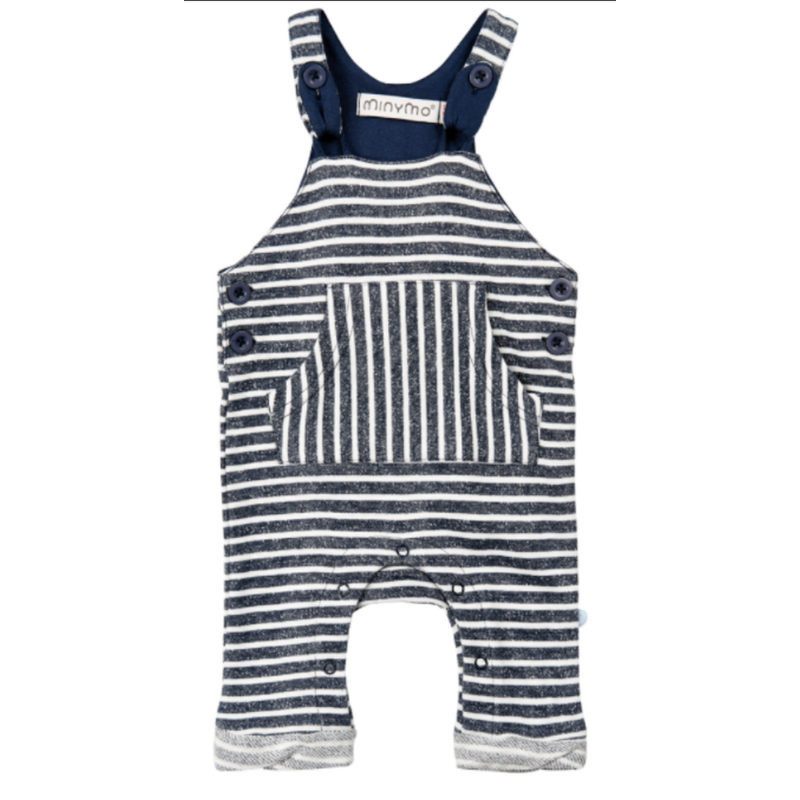 Dress Blues Navy and White Striped Overall