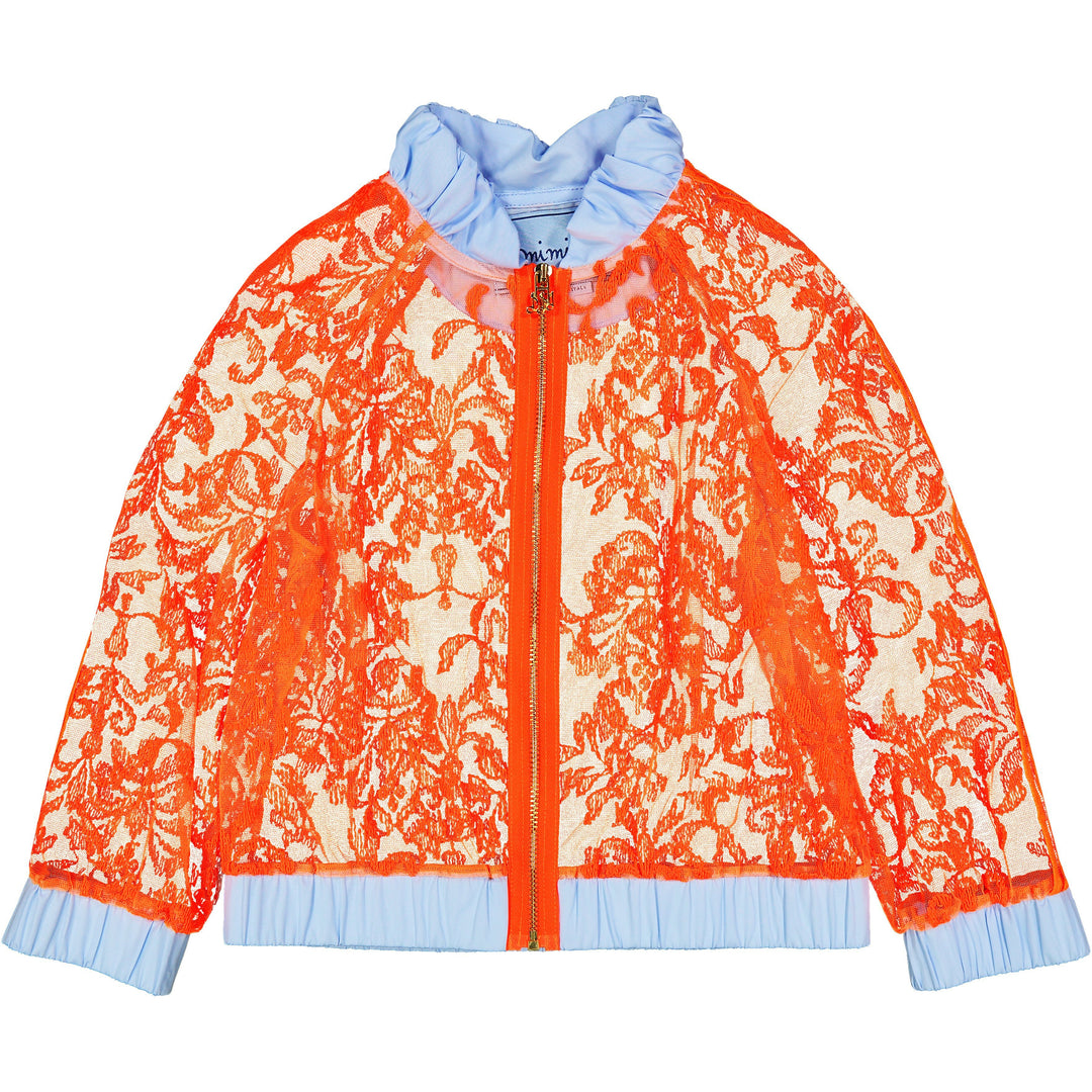 Orange Lace Jacket