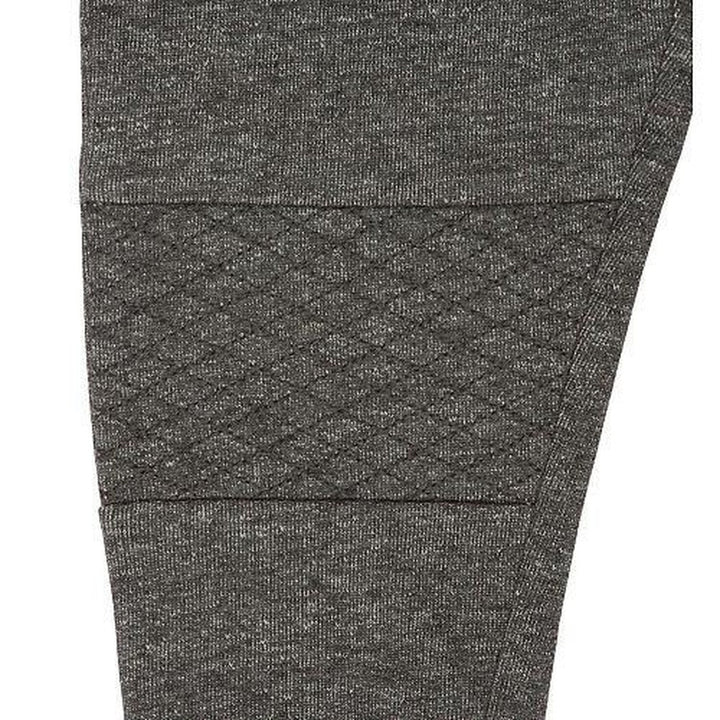 French Terry Grey Quilted Pant