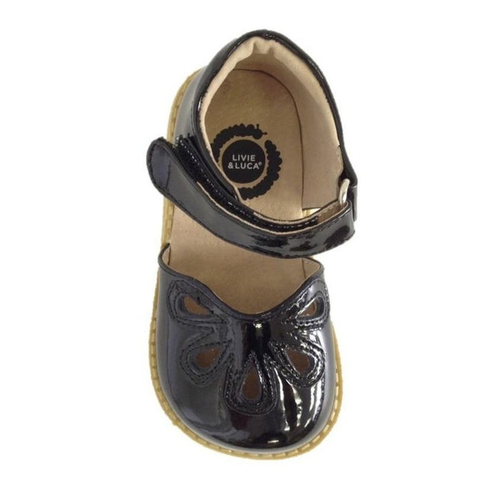 Petal Black Patent Leather Shoes