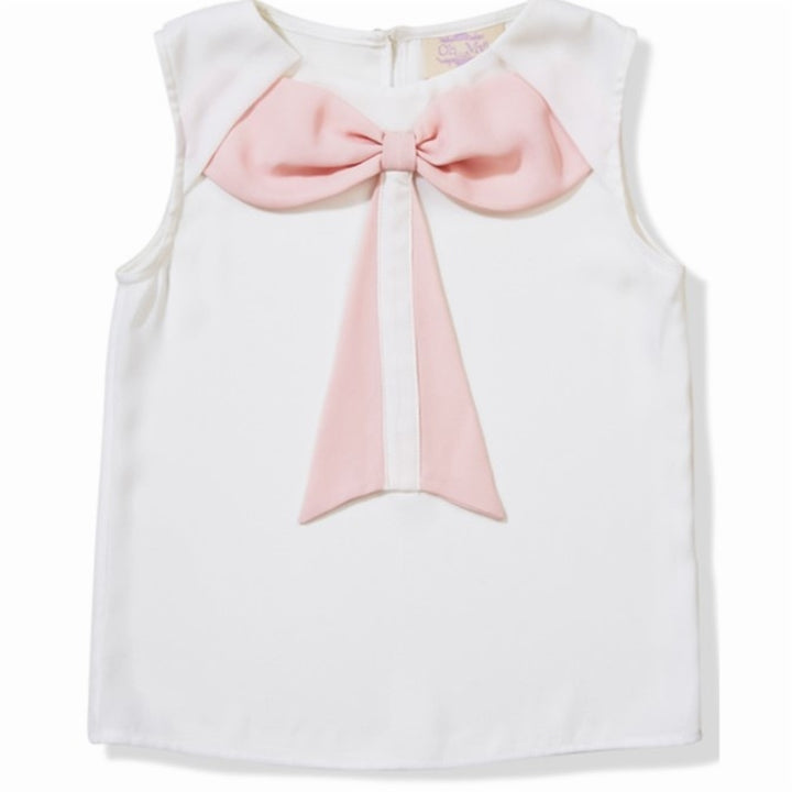 Pink Bow Blouse