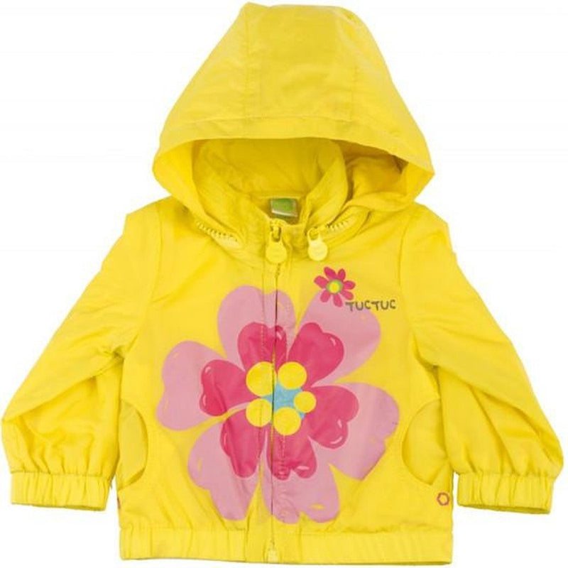 Floral Rain Jacket with Hood